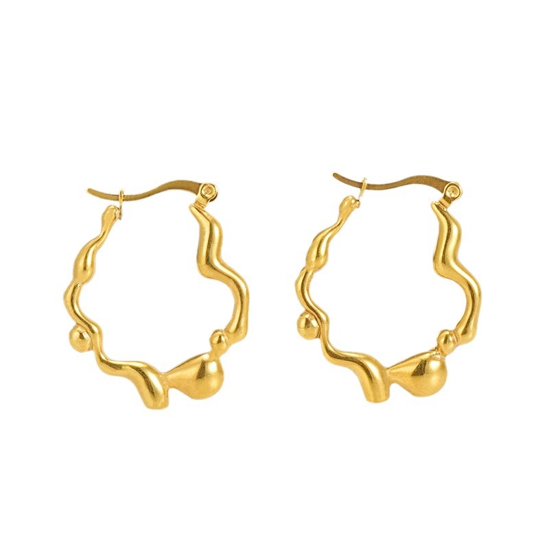 18k Gold Plated Ear Hoop