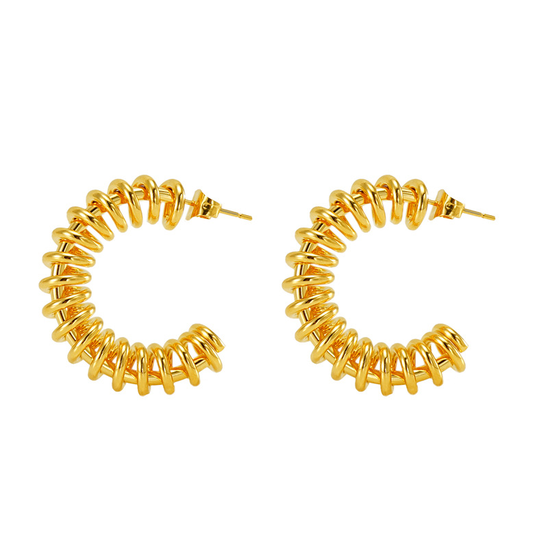 18k Gold Plated Statement Earring