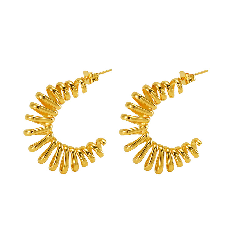 18k Gold Plated Statement Earring