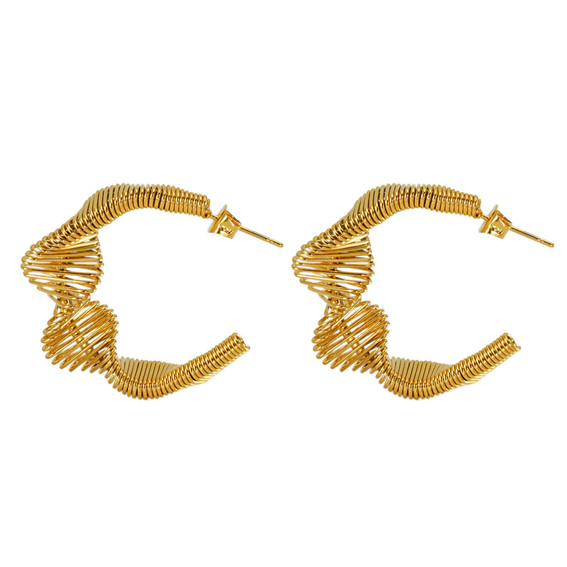 18k Gold Plated Statement Earring