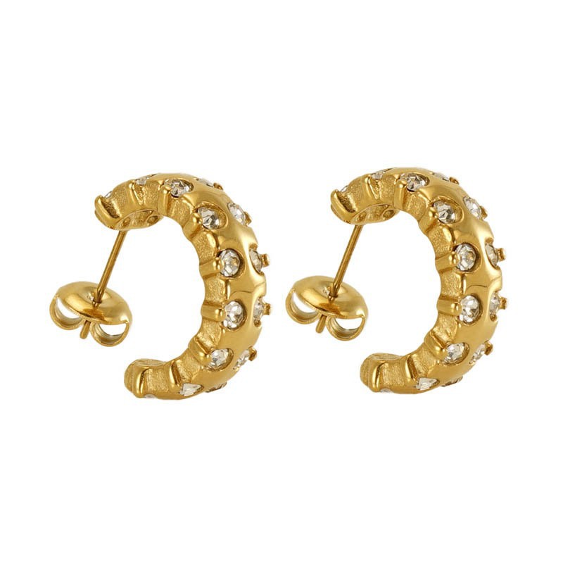 18k Gold Plated Statement Earring