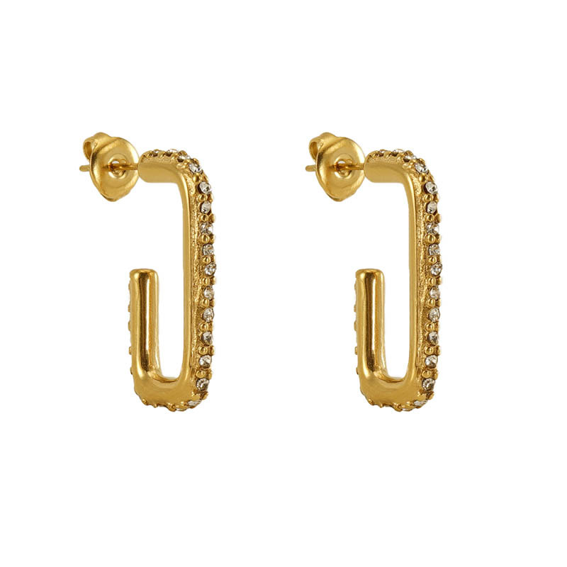 18k Gold Plated Statement Earring