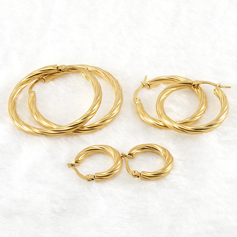 18k Gold Plated Ear Hoop