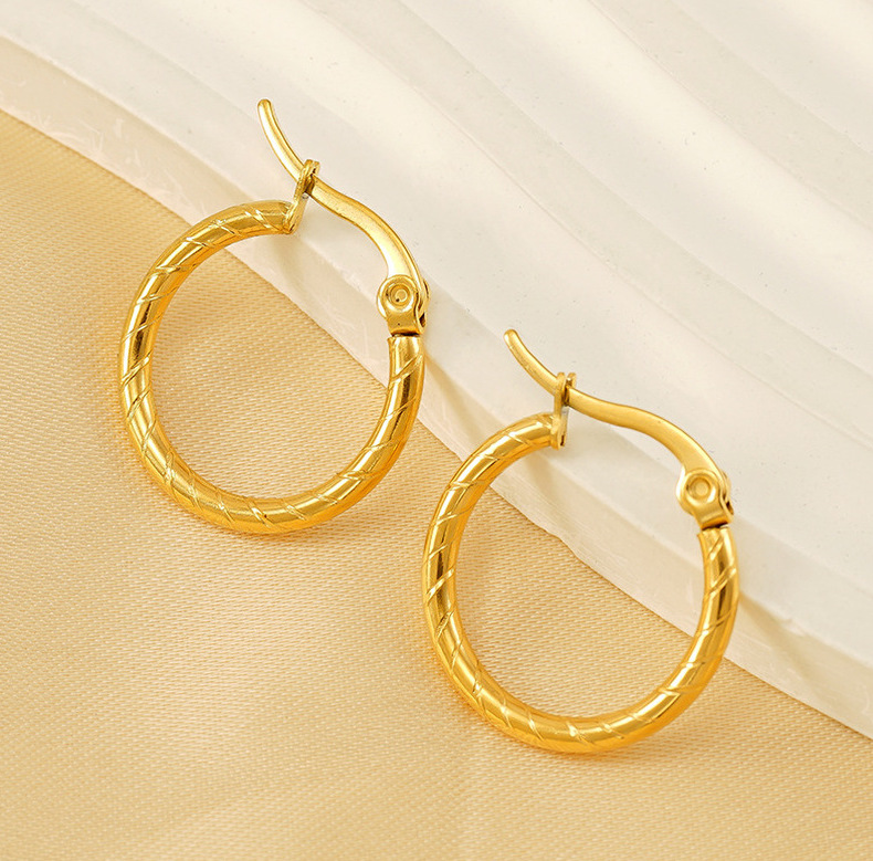 18k Gold Plated Ear Hoop