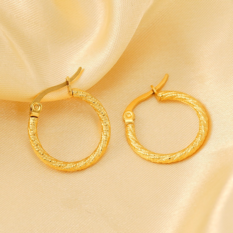 18k Gold Plated Ear Hoop