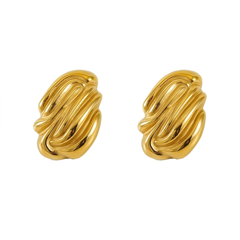 18k Gold Plated Statement Earring