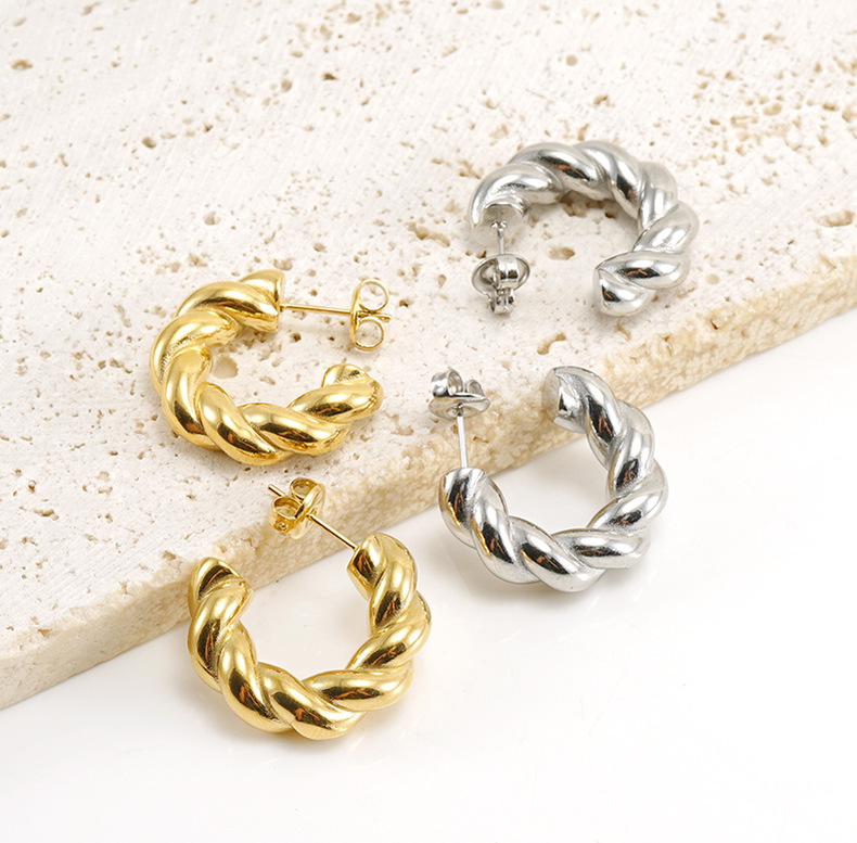 18k Gold Plated Statement Earring