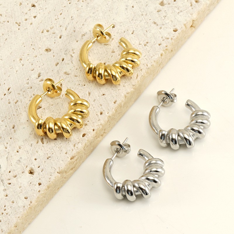 18k Gold Plated Statement Earring