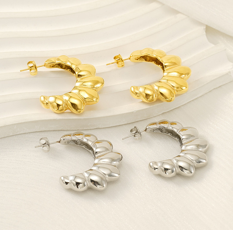 18k Gold Plated Statement Earring