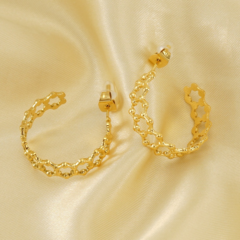 18k Gold Plated Statement Earring