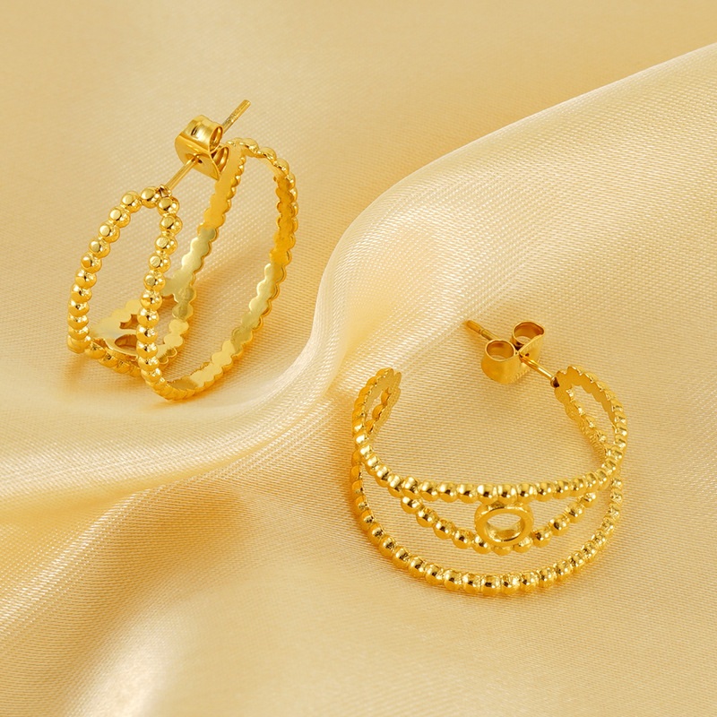 18k Gold Plated Statement Earring