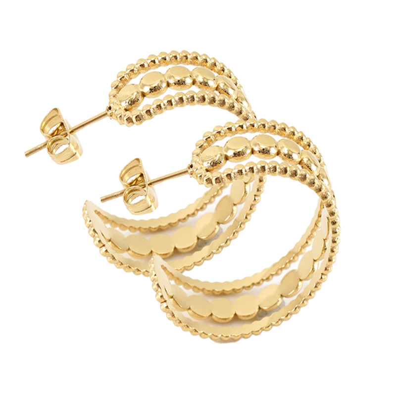 18k Gold Plated Statement Earring