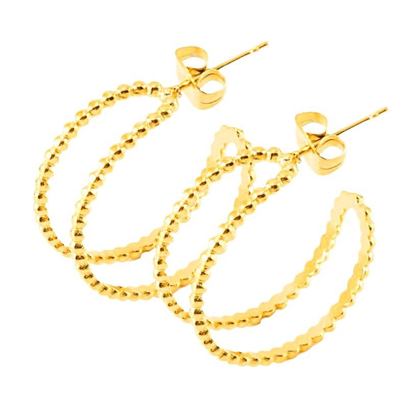 18k Gold Plated Statement Earring