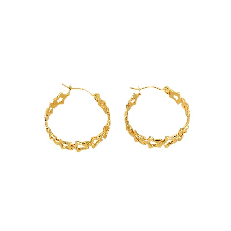 18k Gold Plated Ear Hoop