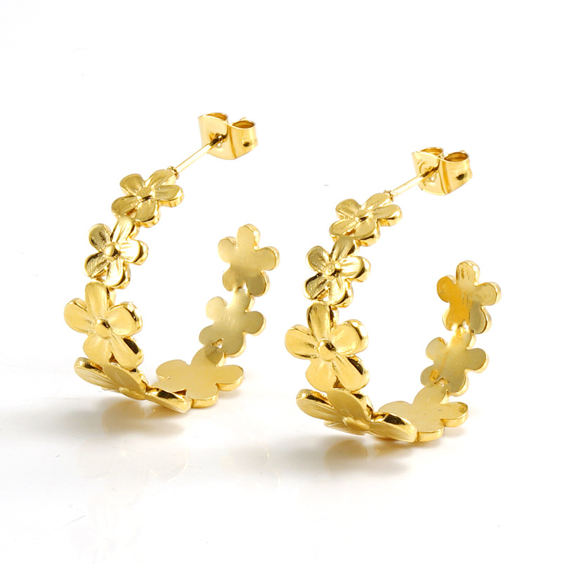 18k Gold Plated Statement Earring