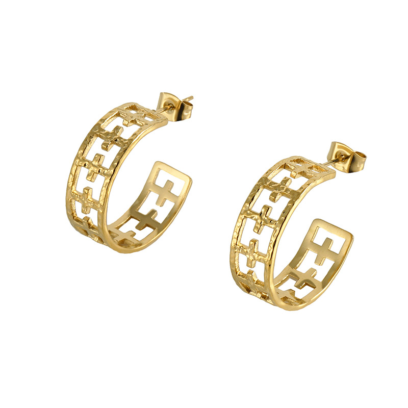 18k Gold Plated Statement Earring