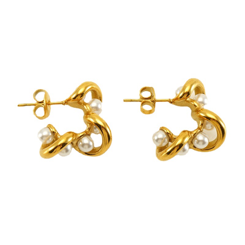 Statement Earring with Pearl