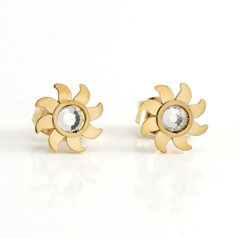 Flower-top Ear Stud