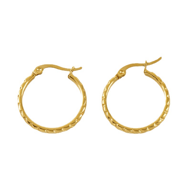 18k Gold Plated Ear Hoop