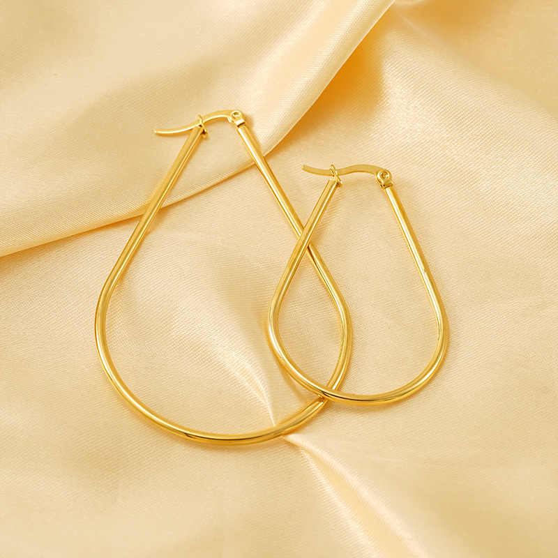 18k Gold Plated Ear Hoop