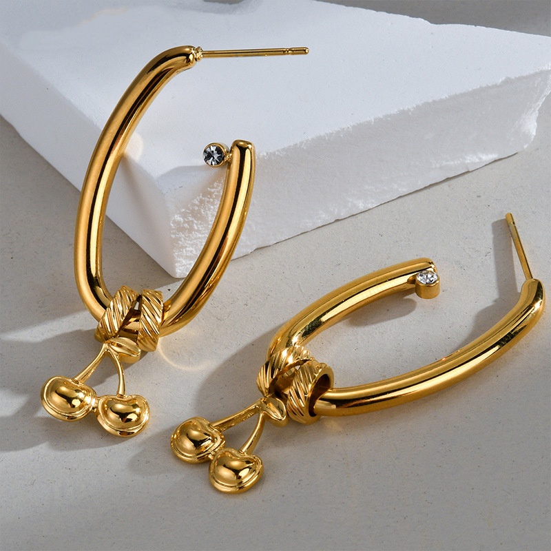 18k Gold Plated Statement Earring