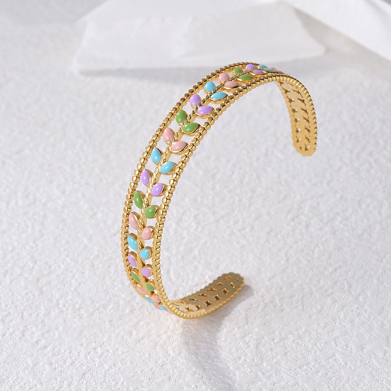 Bracelet with Colorful Enamel