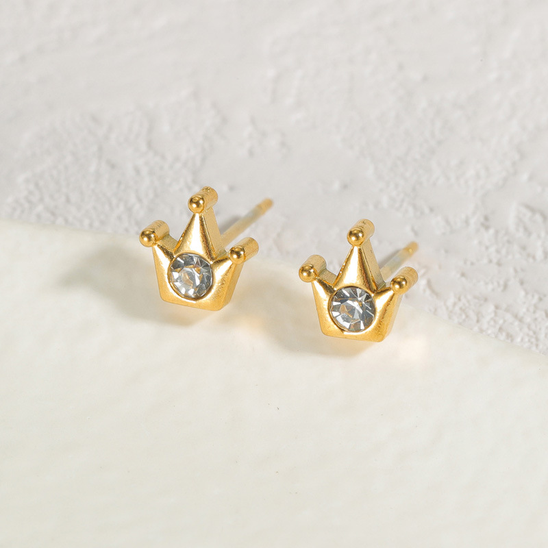 Crown-top Ear Stud