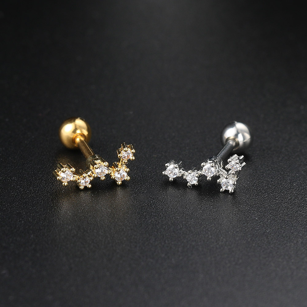 Ear Stud with CZ