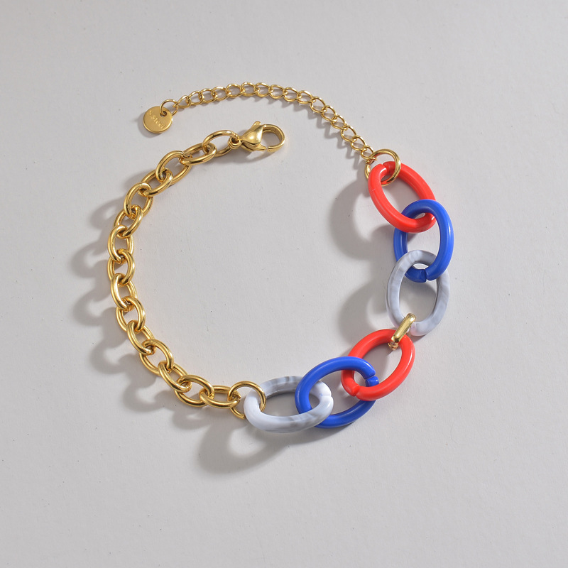 Bracelet with Acrylic Circles