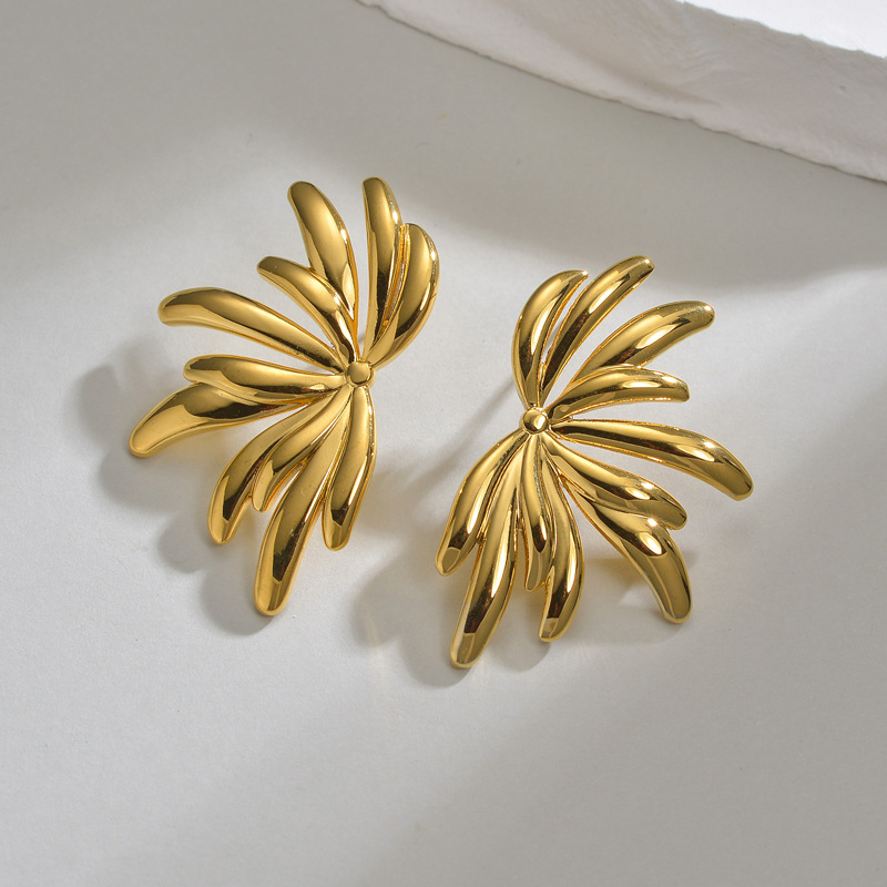 18k Gold Plated Statement Earring