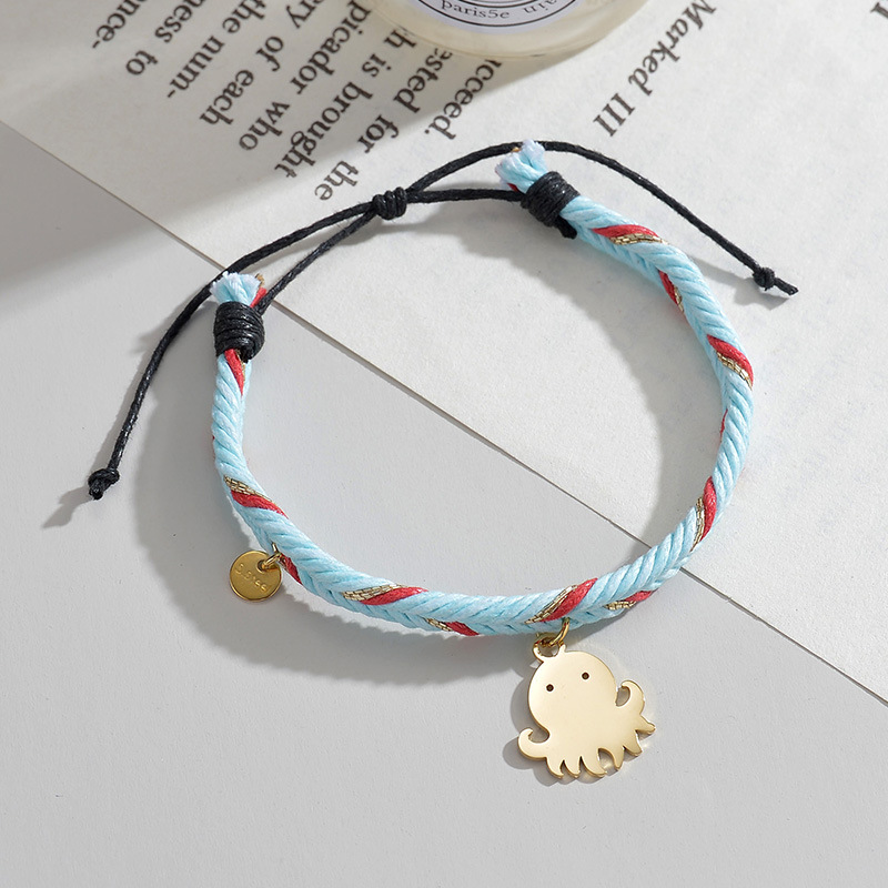 Rope Bracelet with Octopus