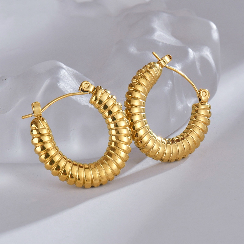 18k Gold Plated Ear Hoop