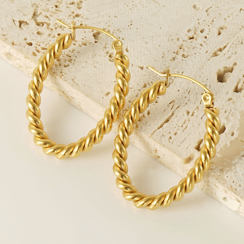 18k Gold Plated Ear Hoop