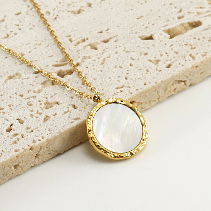 18k Gold Plated Necklace with Shell