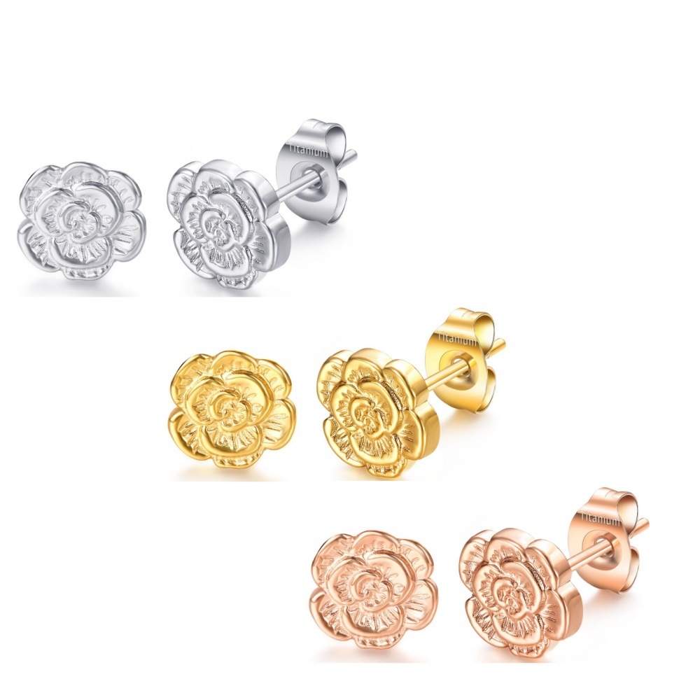 Flower-top Ear Stud