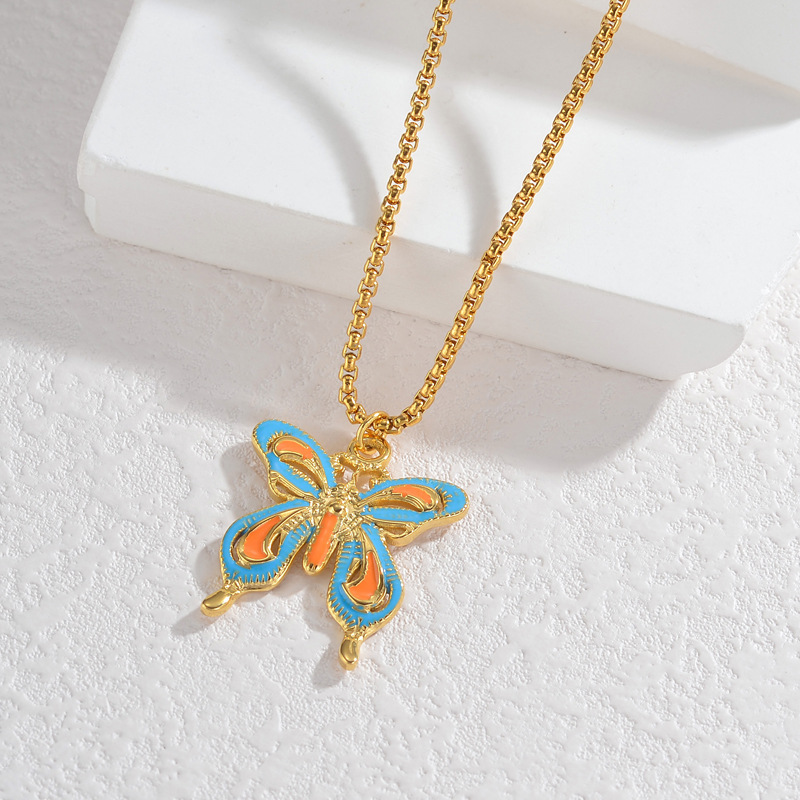 Necklace with Butterfly Pendant