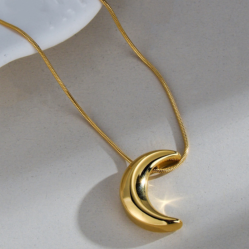 Necklace with Moon Pendant