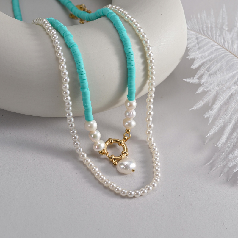 Bohemian Necklace with Pearl