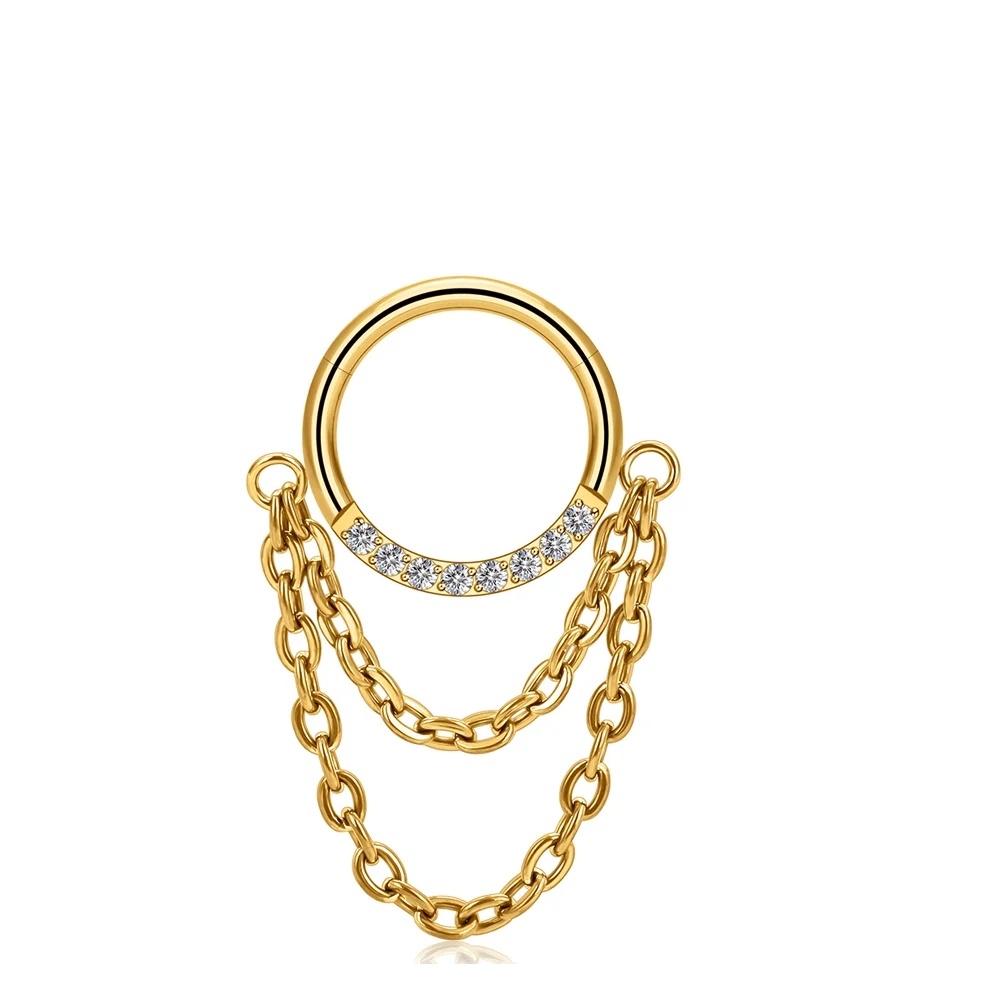 Hinged Segment Ring with Double Chains