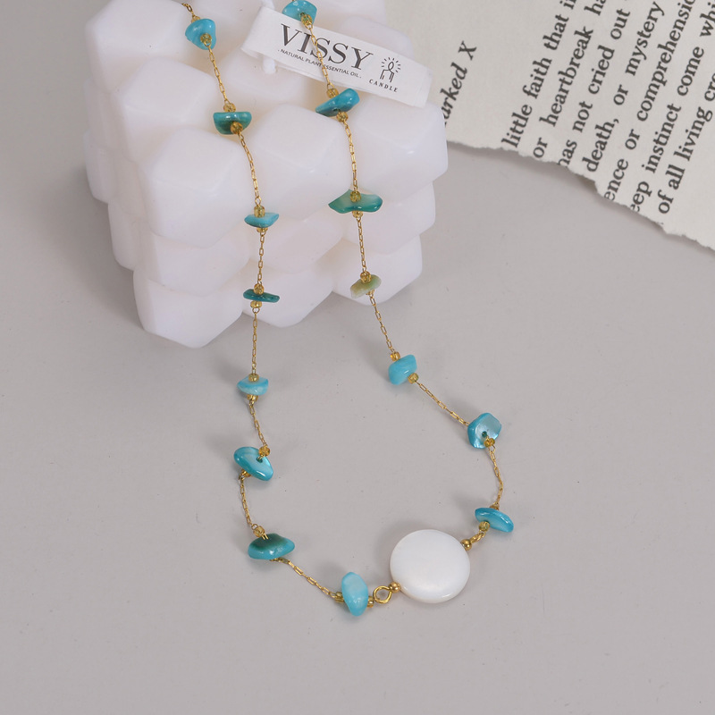 Bohemian Necklace with Stone