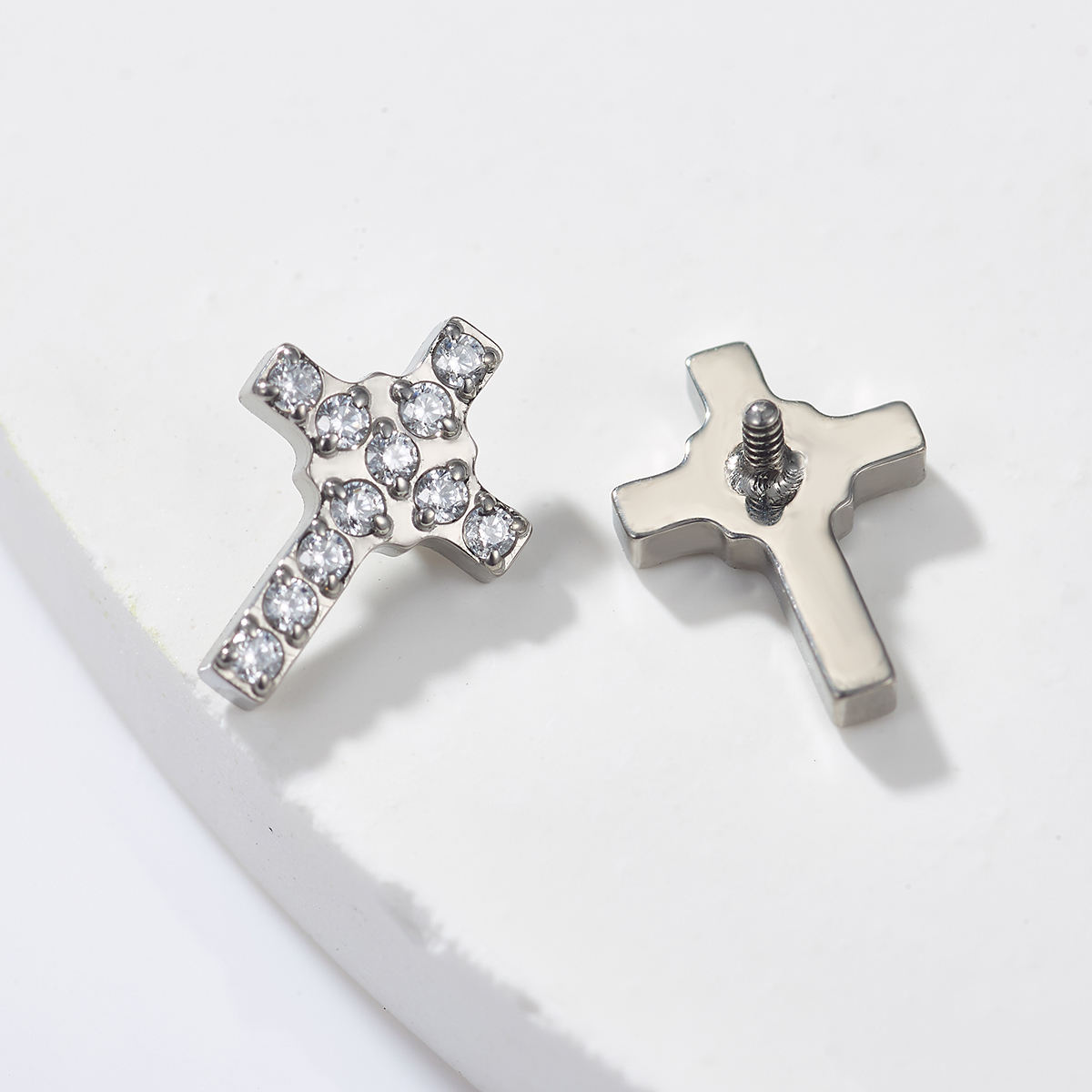 Cross Top with CZ