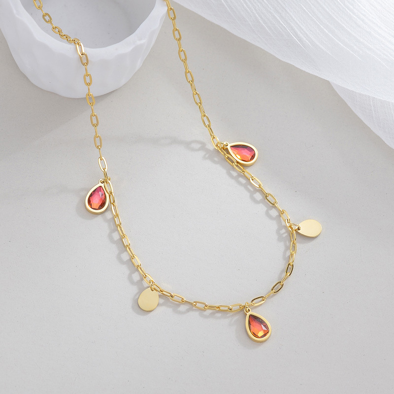 Necklace with Zircon