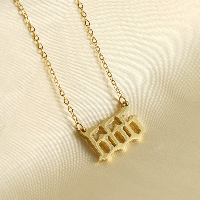 Necklace with Numbers