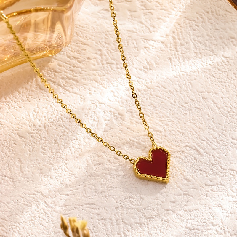 18k Gold Plated Necklace with Heart