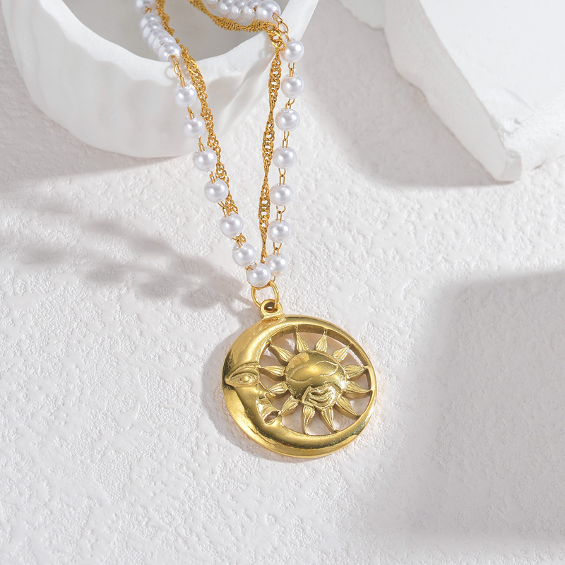 Necklace with Sun Pendant