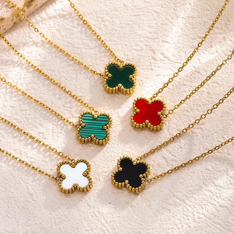 Necklace with Clover Leaf