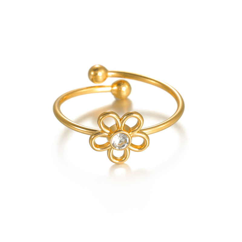 Ring with Flower