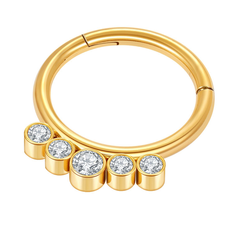 Hinged Segment Ring with CZ