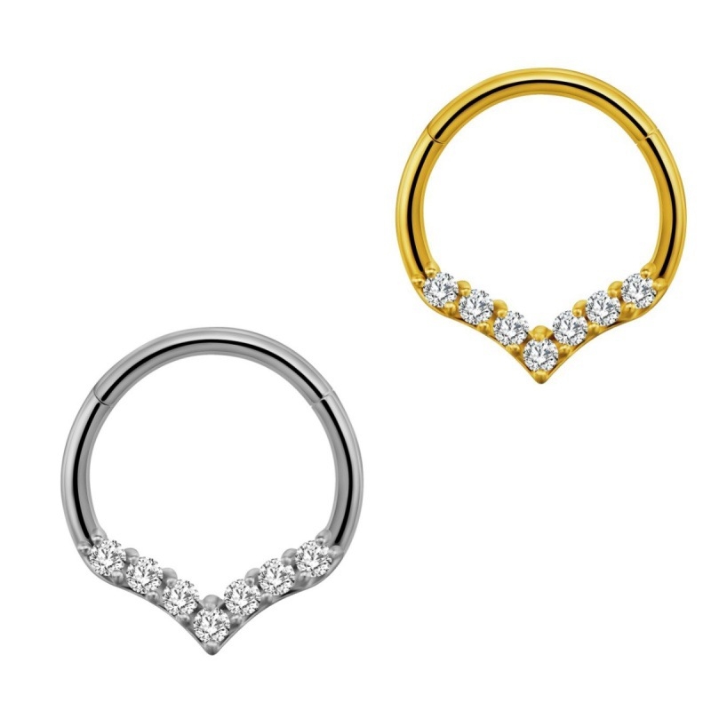 Hinged Segment Ring with CZ