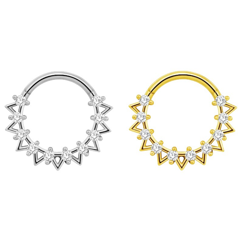 Hinged Segment Ring with CZ